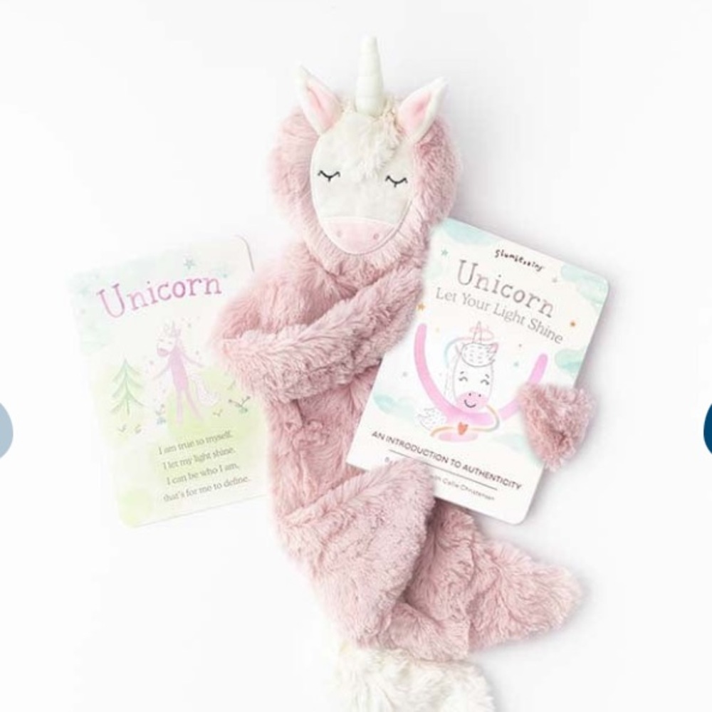 Slumberkins Unicorn lovey and book